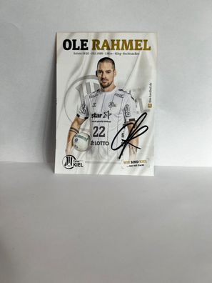 Ole Rahmel Handballspieler THW Kiel orig. signiert - TV FILM MUSIK #2659