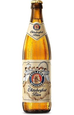 Paulaner Oktoberfest Bier - Mehrweg-Pfand - 20x 0,50 Liter