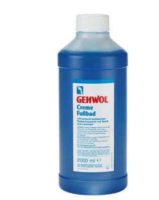 GEHWOL Creme Fußbad - Pflegt und belebt müde und schmerzende Füße - 2000 ml , 2 Liter