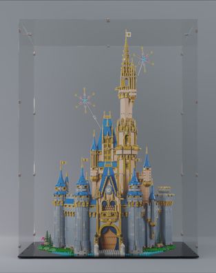 Acrylglas Vitrine Haube für Ihr LEGO Modell Disney Schloß 43222