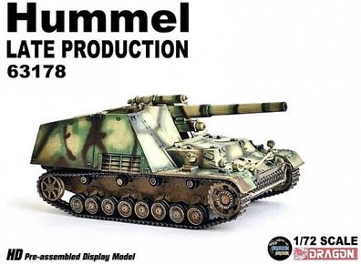 Dragon 63178 - 1:72 Sd. Kfz.165 Hummel Late Production - Neu