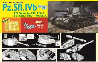 Dragon 6982 - 1:35 Sfl. IVb10.5cm le. FH18/1 Sd. Kfz165/1 - Neu