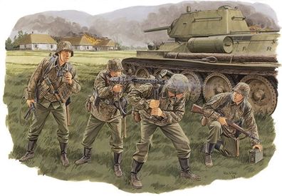 Dragon 6159 - 1/35 WWII Figurenset Panzergrenadiere - LAH Division Kursk 1943