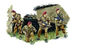 Dragon 6199 - 1/35 WWII Figurenset 2Nd Sas Regiment - France 1944 - Neu