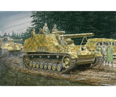 Dragon 6935 - 1/35 Sd. Kfz.165 Hummel Early/ Late Prod. - Neu