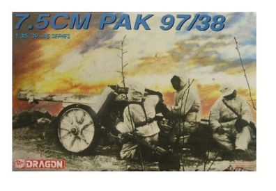 Dragon 6123 - 1/35 WWII Dt. 7,5cm Pak 97/38 - Neu