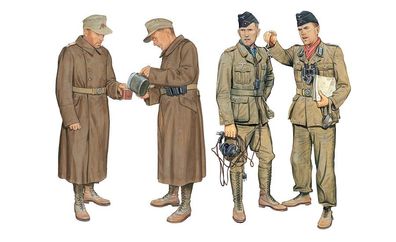 Dragon 6693 - 1/35 WWII Figurenset Dak Panzer & Artillery Crew - Libya 1941 -Neu