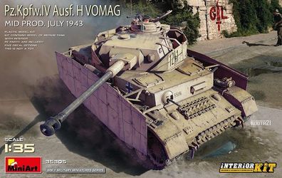 Miniart 35305 - 1/35 Pz. Kpfw. IV Ausf. H Vomag. Mid Prod. (July 43) Interior