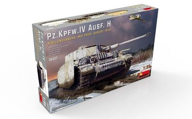Miniart 35337 - 1/35 Pz. Kpfw. IV Ausf. H Nibelungenwerk. Mid Prod. (Aug.1943)