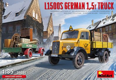 Miniart 38051 - 1:35 L1500S German 1,5t Truck - Neu