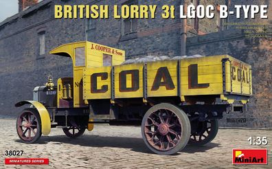 Miniart 38027 - 1:35 British Lorry LGOC 3t B-Type - Neu