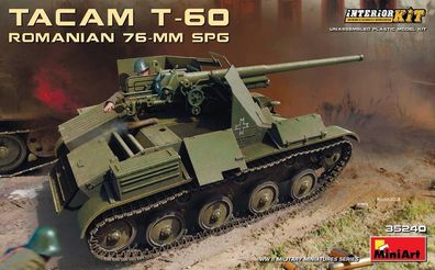 Miniart 35240 - 1/35 Tacam T-60 Romanian 76mm SPG - Neu
