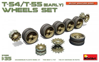 Miniart 37056 - 1/35 T-54/ T-55 (Early) Wheels Set - Neu