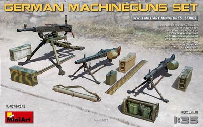 Miniart 35250 - 1/35 WWII German Machineguns Set - Neu