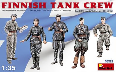 Miniart 35222 - 1/35 WWII Finnish Tank Crew - Neu