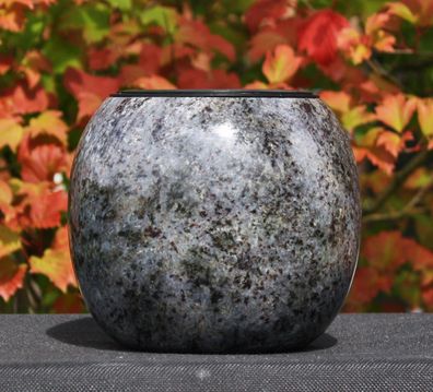 Blumenvase Blumentopf aus Granit Grabvase Friedhof-Vase