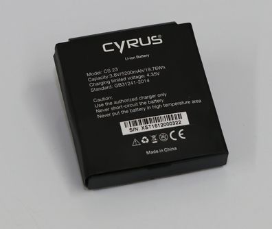 Akkureparatur - Zellentausch - CYRUS CS 23 - 3,8 Volt Li-Polymer Akku