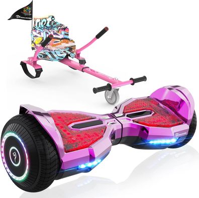 Evercross 6,5 Zoll Hoverboards mit Sitz, App-fähige Bluetooth Hoverboards