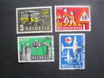 Schweiz MiNr. 623-626 gestempelt (AD 563)