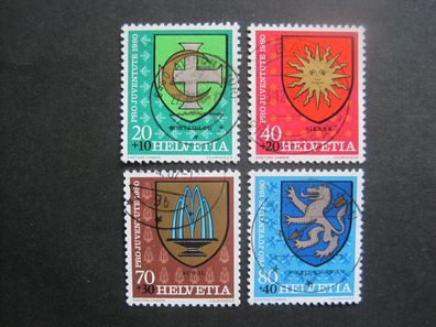 Schweiz Pro Juventute MiNr. 1187-1190 gestempelt (AD 083)