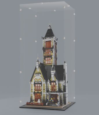 Acrylglas Vitrine Haube für Ihr LEGO Modell Geisterhaus geschlossen 10273