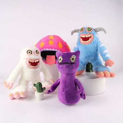 My Singing Monsters Plüsch Spielzeuge für Kinder& Fans Mammott Ghazt Gefüllte Puppe