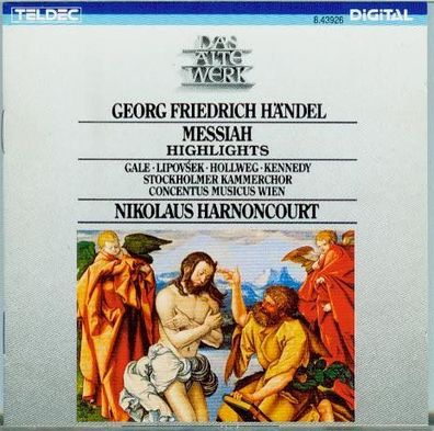 CD: Messiah (Highlights] (1988) TELDEC 8.43926