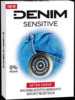 Denim Sensitive After-Shave-Balsam mit sofortiger Wirkung, 100 ml