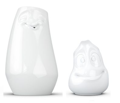 Vase "entspannt" und Kännchen "drollig"-Set - Fiftyeight Products