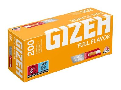 GIZEH © Full Flavor - Full Flavor Filterhülsen - Gelb - Zigarettenhülsen Hülsen