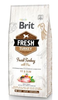 Brit Fresh Turkey with Pea Light 12kg. Trockenfutter