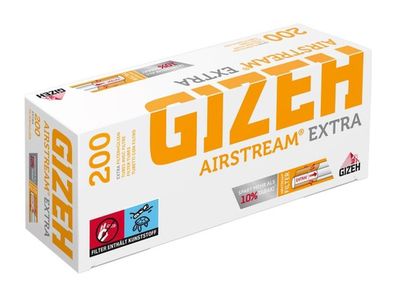 GIZEH © Airstream Extra - Zigaretten Filterhülsen - Zigarettenhülsen Hülsen Neu