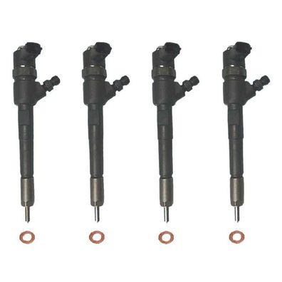 4 x Einspritzdüse Injektor Bosch 0445110183 für Fiat 1.3 Multijet 1.3 D Multijet