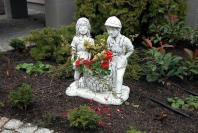 Blumenkübel Pflanz Kübel Dekoration Figur Blumentöpfe Garten Vasen 330