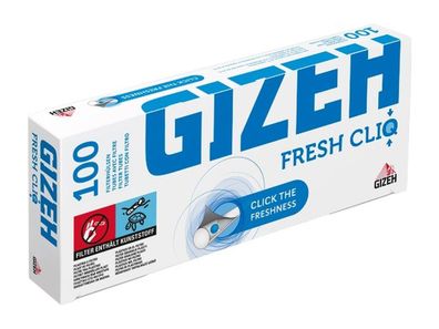 GIZEH © Fresh Cliq - Mint Aroma Zigaretten Filterhülsen - Zigarettenhülsen Hülse