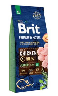 Brit Premium by Nature Junior XL Chicken 15kg. Trockenfutter