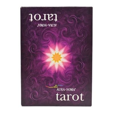Aura Soma Tarot 1st Edition 1997 - Sehr Selten Lila Box & 100 Große Karten