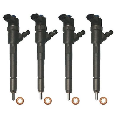 4 x Einspritzdüse Injektor Bosch 0445110322 für Lancia Ypsilon 1.3 D Multijet #