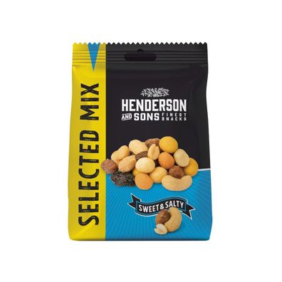 Henderson and SONS Nuts Sweet & Salty Mix mit saftigen Rosinen125g