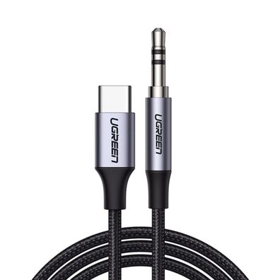 Ugreen Kabel USB C - Miniklinke 3,5 mm 1 m grau (AV143)