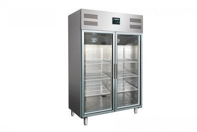 Kühlschrank Gewerbekühlschrank Mod. GN 1200TNG Glastür 1173L 1340x810x2000 Gastlando