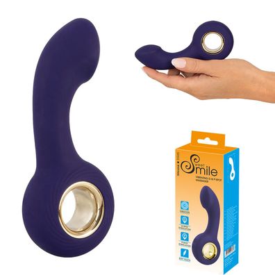 Silikon P + G-Punkt-Vibrator + 12 Vibration + Prostata + Anal Sexspielzeug Klein