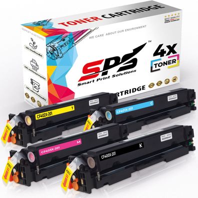 4x Toners CF400X CF401X CF402X CF403X kompatibel für HP Color Laserjet Pro M250