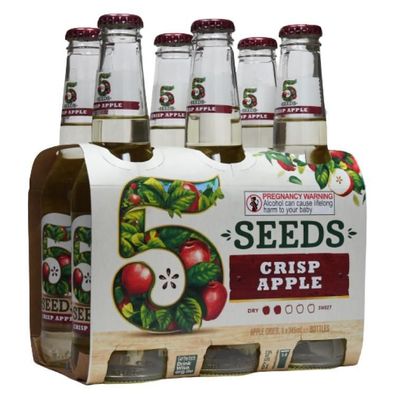 Tooheys 5 Seeds Crisp Apple Cider 5 % vol. 6x345 ml