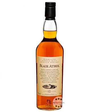 Blair Athol 12 Jahre Highland Single Malt Whisky (43 % vol, 0,7 Liter) (43 % vol, hid