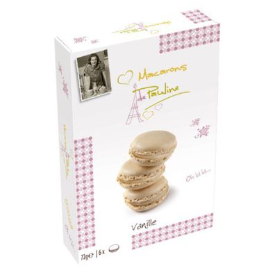Macarons de Pauline Vanille Mandel Creme Makrone Törtchen 72g 5er Pack