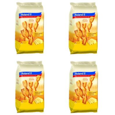 Roland Swiss Twist Schweizer Käse Gebäckstangen 100g 4er Pack