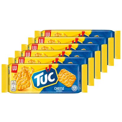 Tuc Cracker Cheese Snack Salzgebäck mit Käse Geschmack 100g 6er Pack