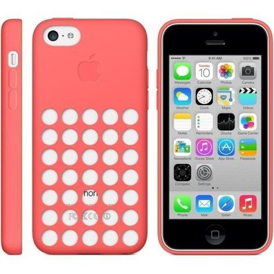 Original Apple iPhone 5c Case Tasche Hülle Schutzhülle MF036ZM/ A Pink