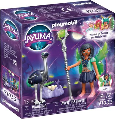 Playmobil Adventures of Ayuma 71033 Moon Fairy mit Seelentier, Inkl. Spielzeug-Fee...